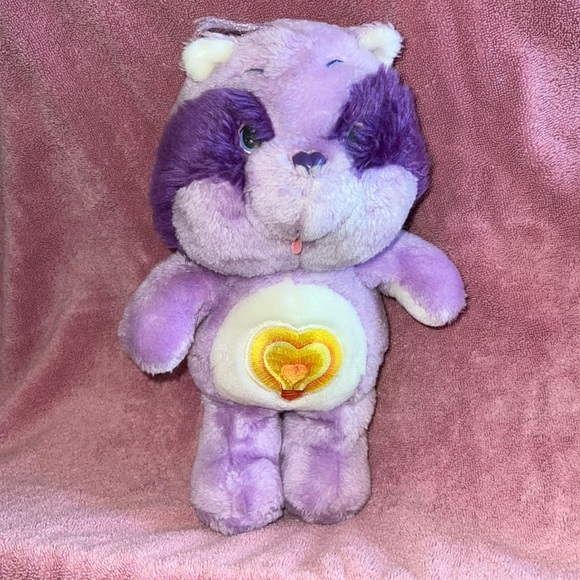 Other - Vintage  1980’s Care Bear Cousin - Bright Heart Raccoon